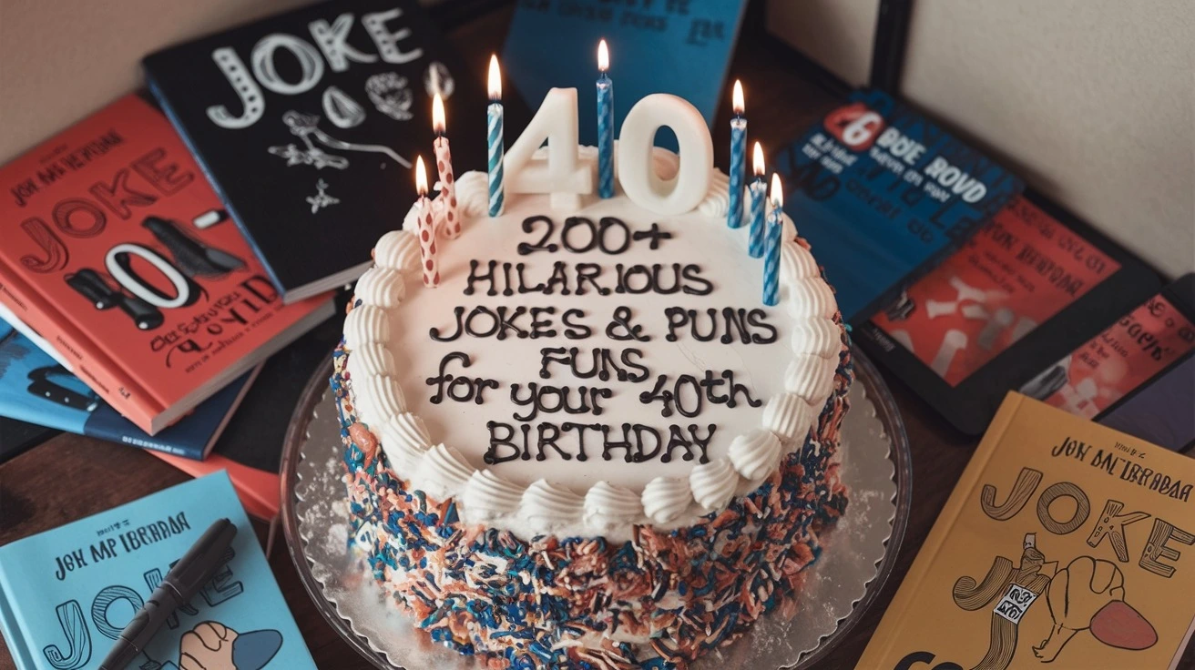 40th birthday jokes and puns