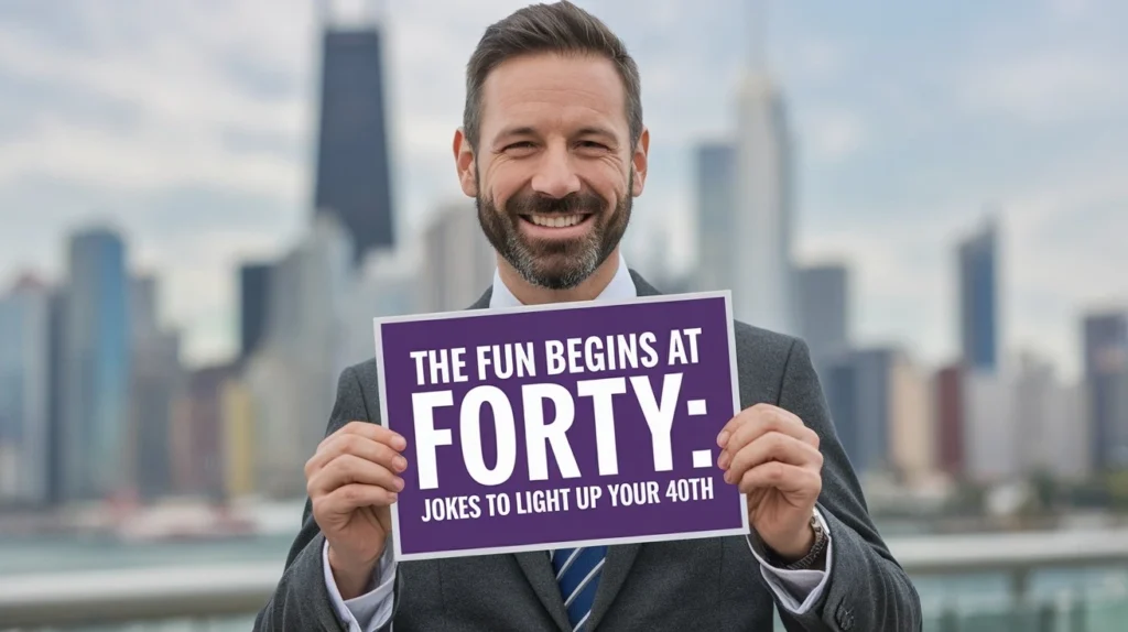 The Fun Begins at Forty: Jokes to Light Up Your 40th