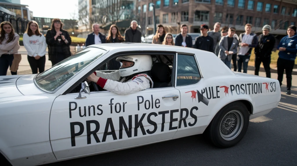 Puns for Pole Position Pranksters