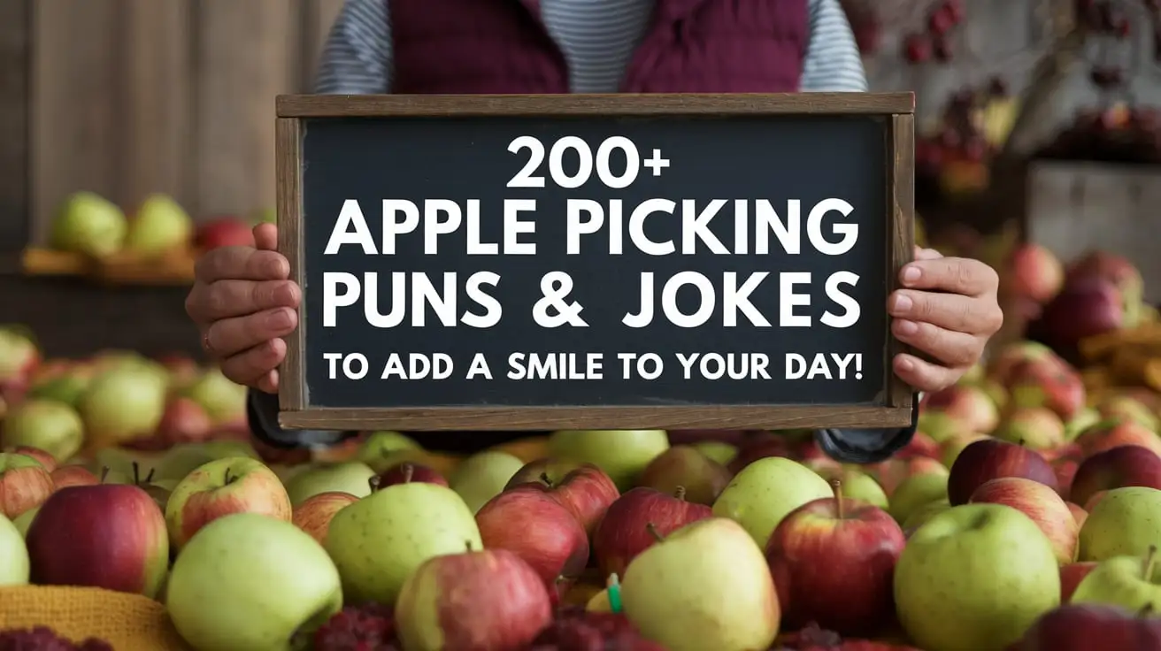 apple-picking jokes and puns