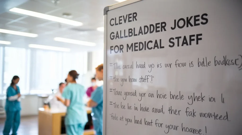 Clever Gallbladder Jokes for Medical Staff