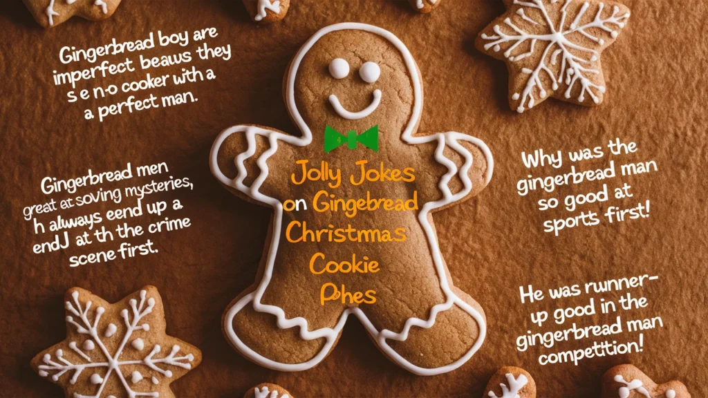 Jolly Jokes on Gingerbread Christmas Cookie Puns