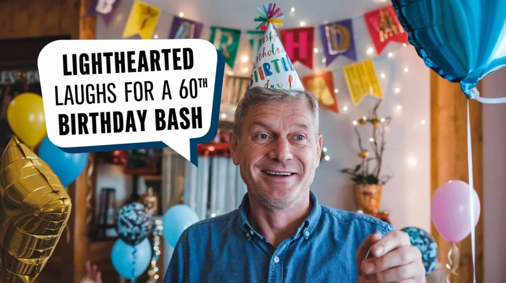 Lighthearted Laughs for a 60th Birthday Bash