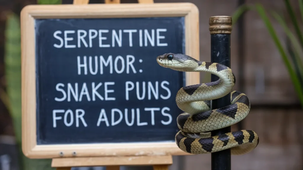 Serpentine Humor: Snake Puns for Adults