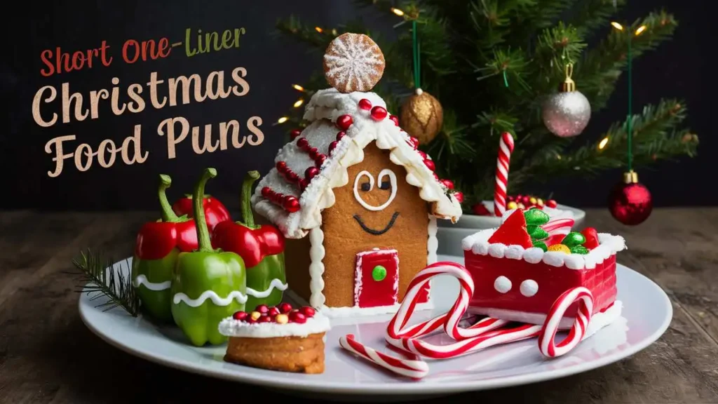 Short One-Liner Christmas Food Puns