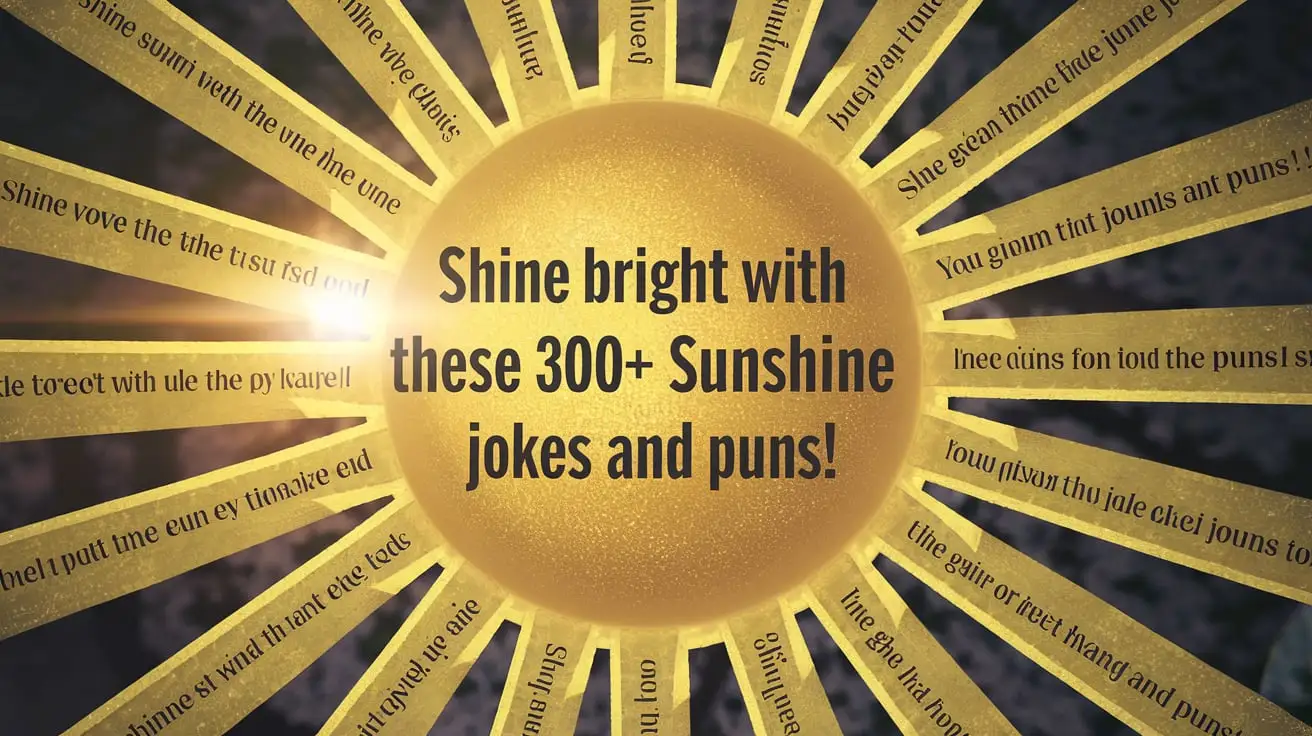 sunshine jokes and puns