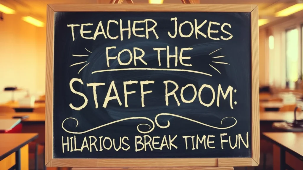 Teacher Jokes for the Staff Room: Hilarious Break Time Fun