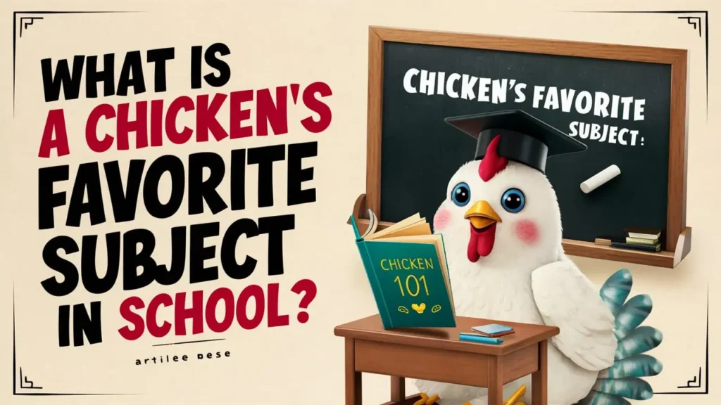 What is a Chicken's Favorite Subject in School?