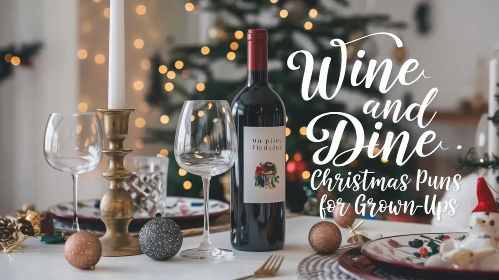 Wine and Dine: Christmas Puns for Grown-Ups