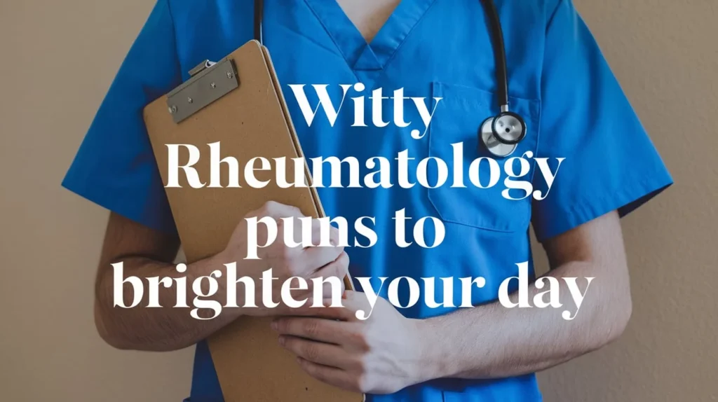 Witty Rheumatology Puns to Brighten Your Day