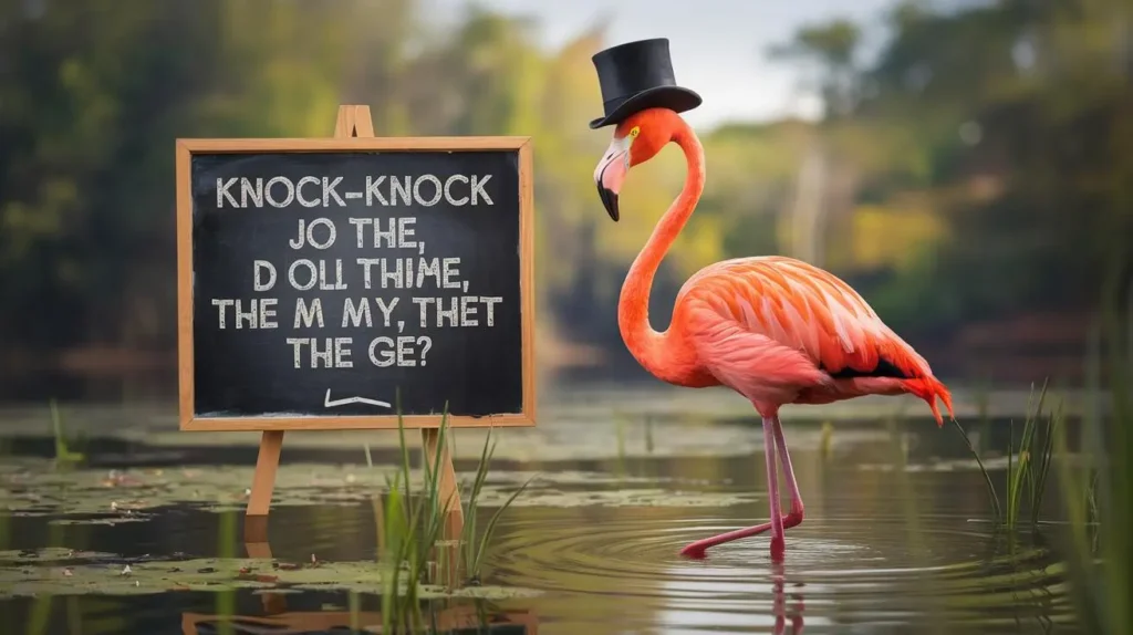 Flamingo Knock-Knock Jokes for Kids