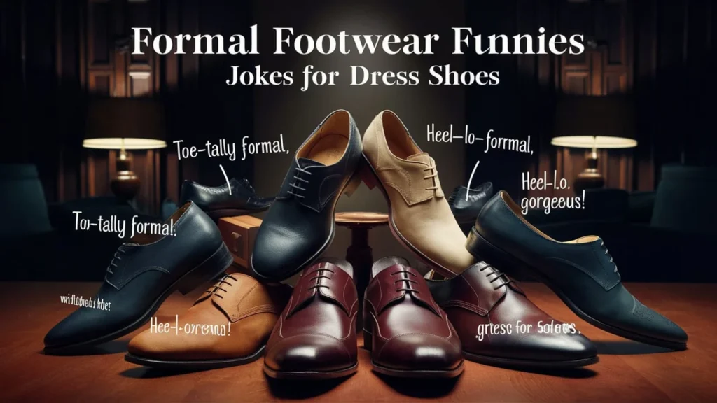 Formal Footwear Funnies: Jokes for Dress Shoes