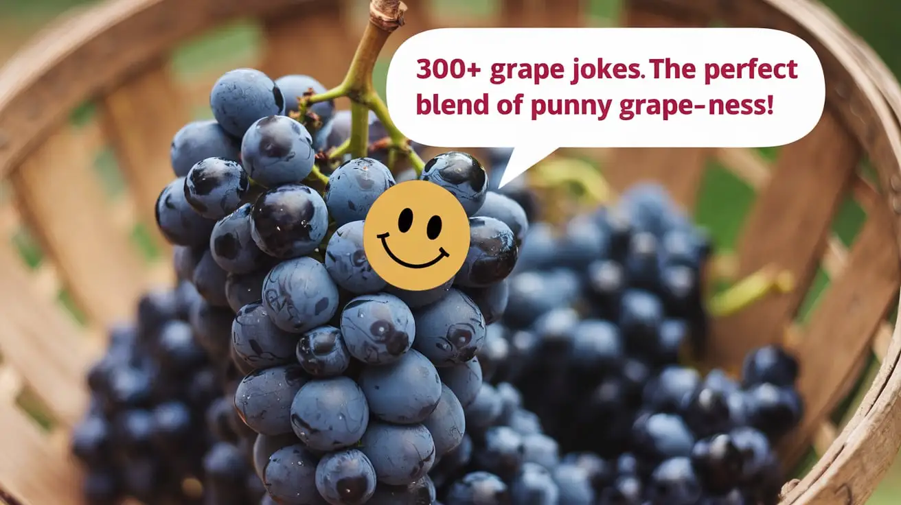 300+ Grape Jokes: The Perfect Blend of Punny Grape-ness! 🍇