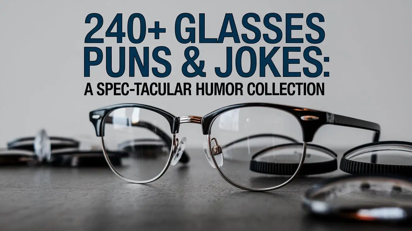 240 Glasses Puns Jokes A Spec tacular Humor Collection