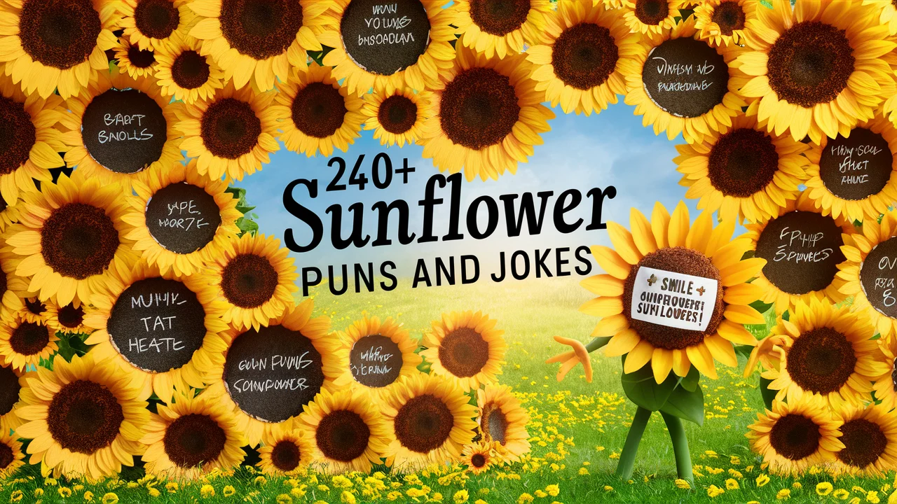 Sunflower Puns and Jokes