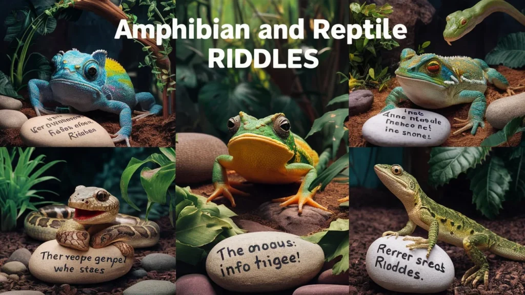 Amphibian and Reptile Riddles