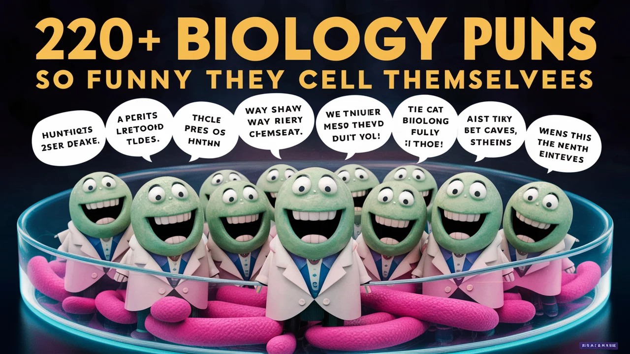 Biology Puns So Funny They Cell Themselves