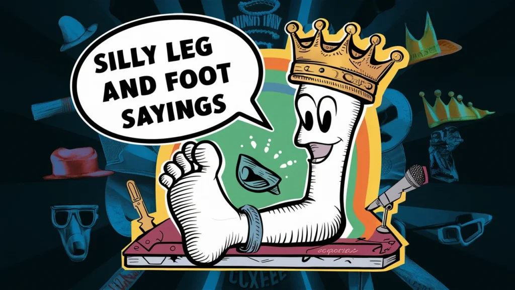 Silly Leg and Foot Sayings