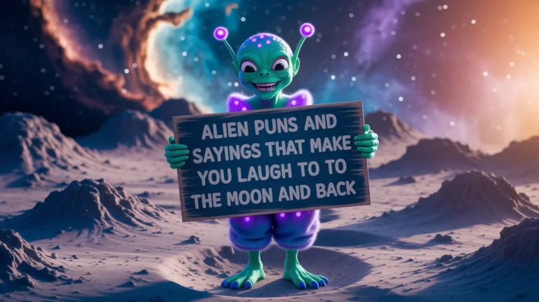 Alien Puns and Sayings That’ll Make You Laugh