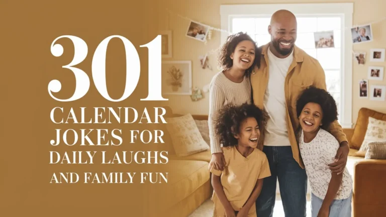 Dad Calendar Jokes for Daily Laughs and Family Fun