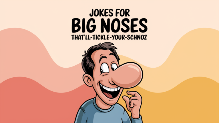 Jokes for Big Noses That’ll Tickle Your Schnoz