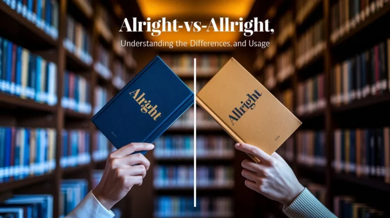 Alright vs. Allright: Understanding the Differences and Usage