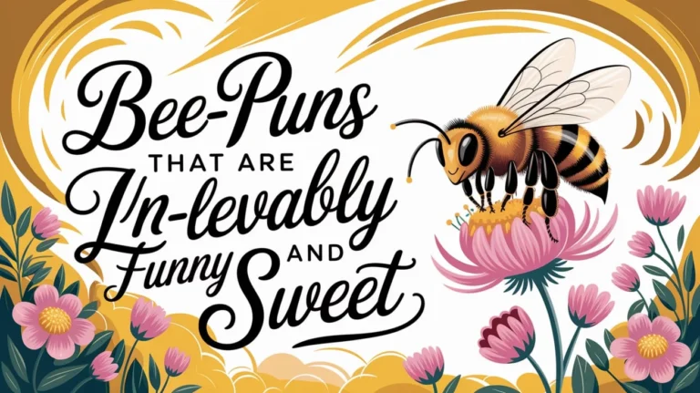 Bee Puns That Are Un-Bee-Lievably Funny and Sweet