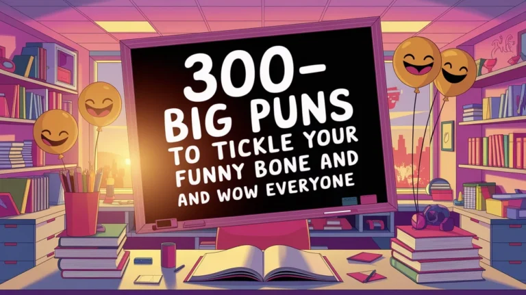 Big Puns to Tickle Your Funny Bone and Wow Everyone