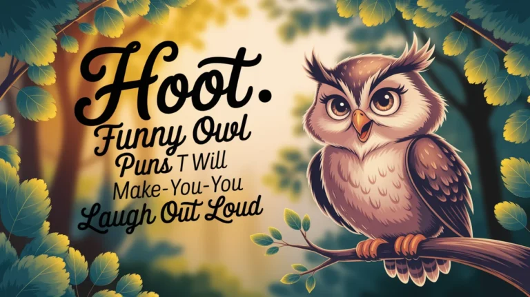Hoot-Funny Owl Puns That Will Make You Laugh Out Loud