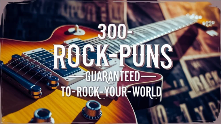 Rock Puns Guaranteed To Rock Your World!