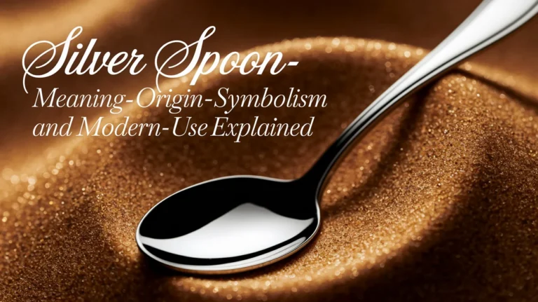 Silver Spoon Meaning: Origin, Symbolism & Modern Use Explained