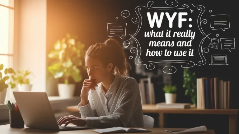WYF Meaning in Text: What It Really Means & How to Use It