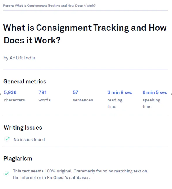 What is Consignment Tracking and How Does it Work